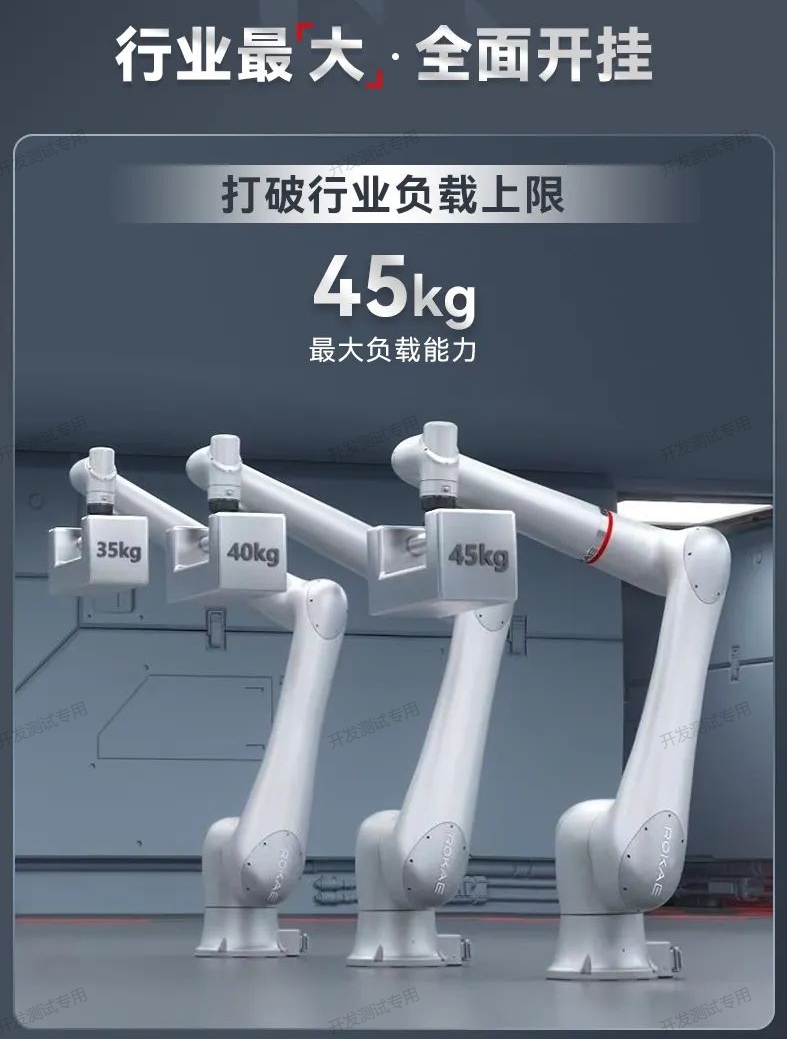 45kg超大负载柔性协作机器人亮相