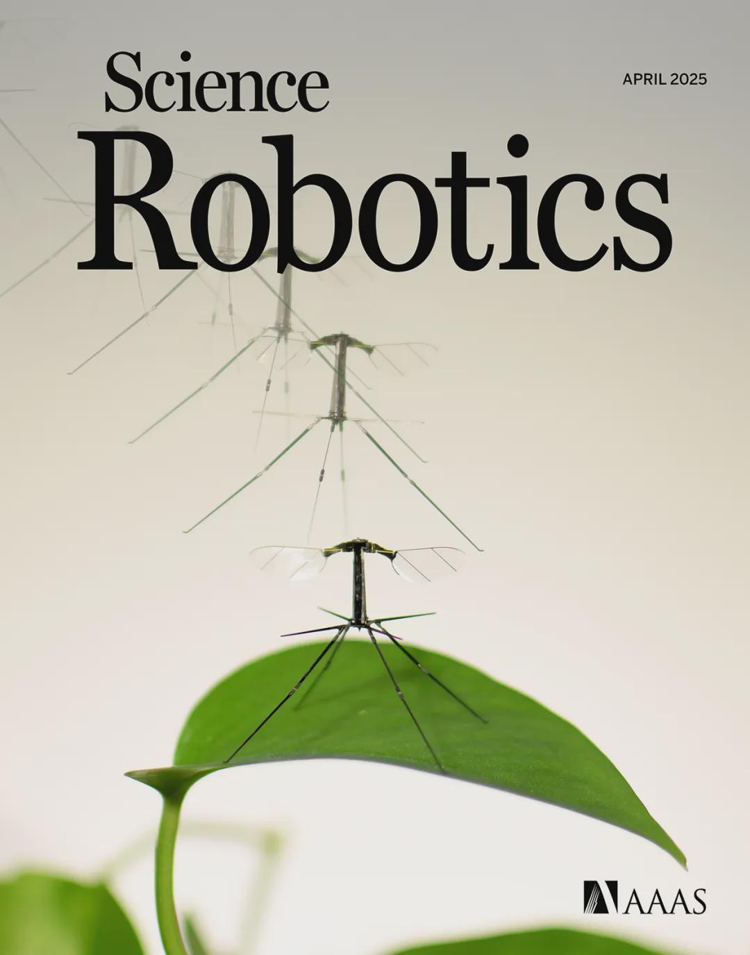 Science Robotics最新封面：哈佛机器蜂如何实现安全精准着陆？