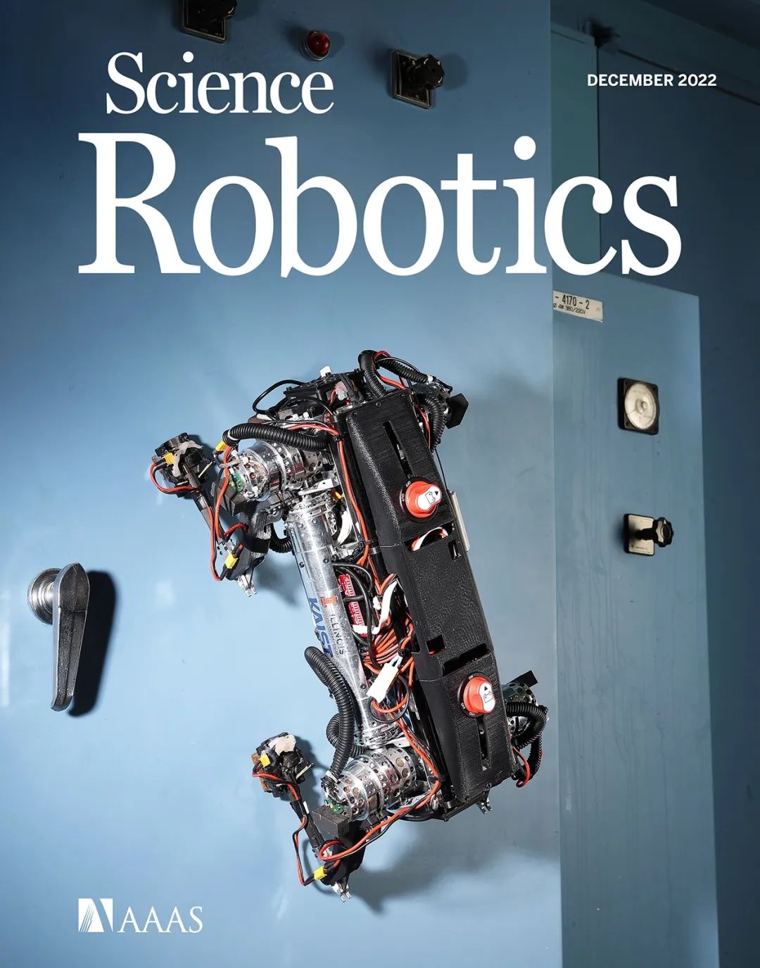 机器狗克服地心引力，倒立在天花板上行走登《Science Robotics》封面